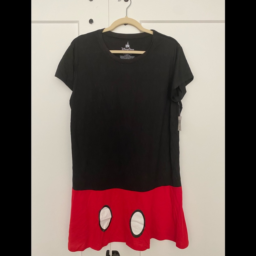 Disney Parks Mickey Shirt Dress NWT XL